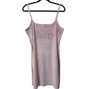 Juicy Couture Light Pink Velvet Nightgown Tank Dress